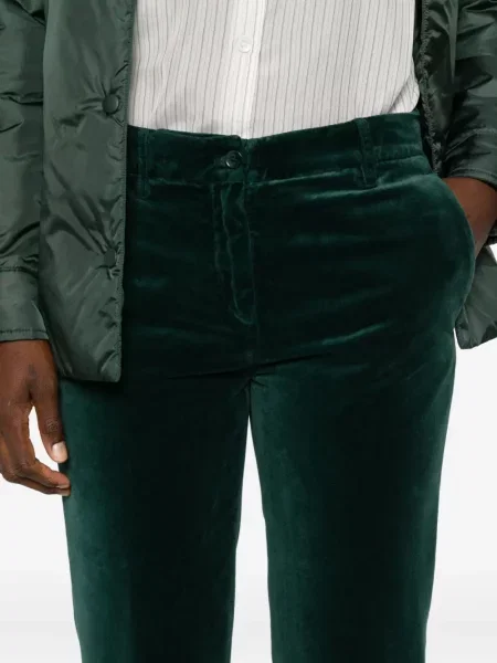 Pantaloni Aspesi de catifea verde