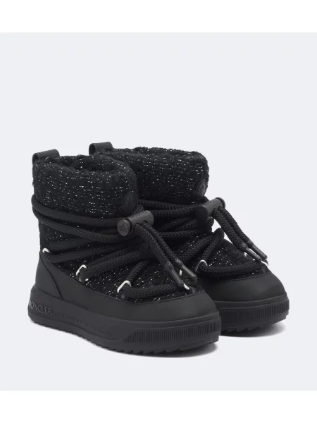 Bouclé botine Moncler negru