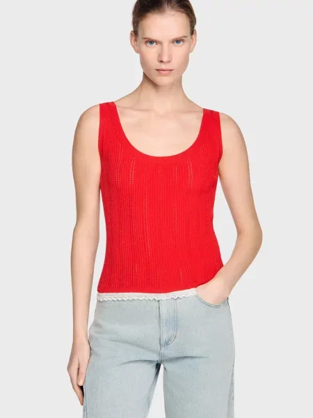 Топ Sandro червоний
