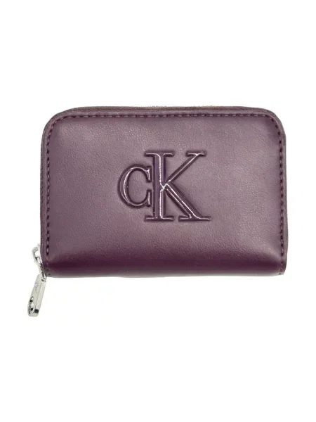 Calvin Klein Portofel BOLD roșu vin violet