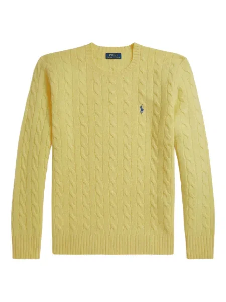 Μικρός κασκέτο Polo Ralph Lauren με χαμηλή μέση υφαίνω διαγωνίως πράσινο