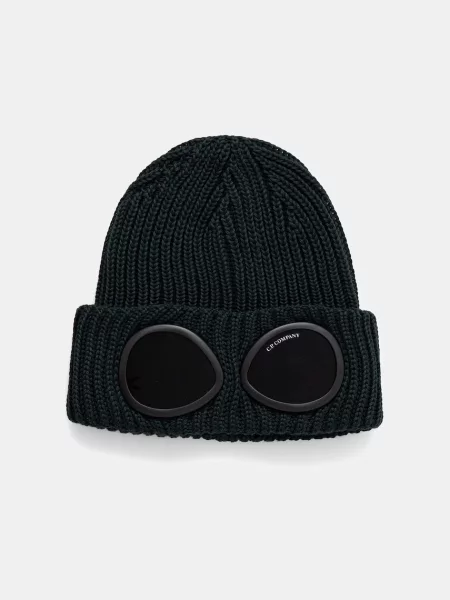 C.P. Company beanie kapa volneni zelena
