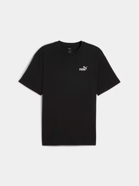 Футболка PUMA Ess Relaxed No. 1 Logo Tee комбінований верх чорний