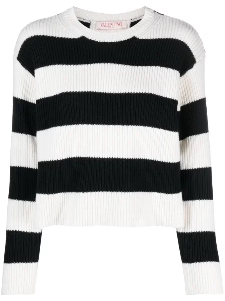 Pulover Valentino Garavani de lână negru