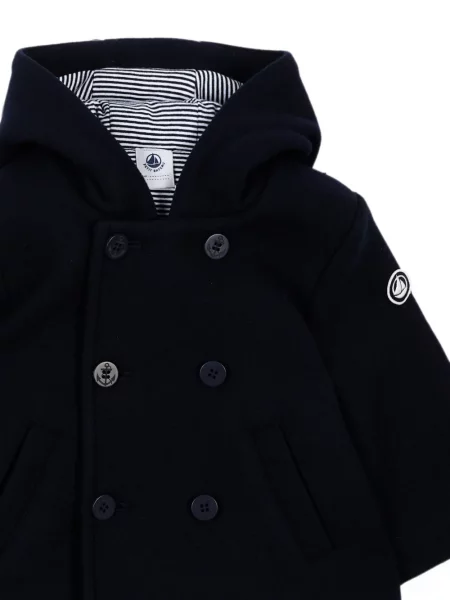 Płaszcz dziecięcy Petit Bateau niebieski