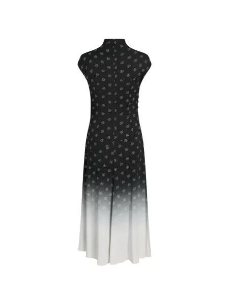 Rochie midi Karl Lagerfeld cu imagine negru