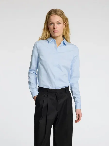 SELECTED FEMME Blúzka SLFROMIE svetlomodrá
