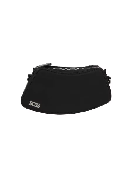 Torebka skórzana Gcds skórzana czarna