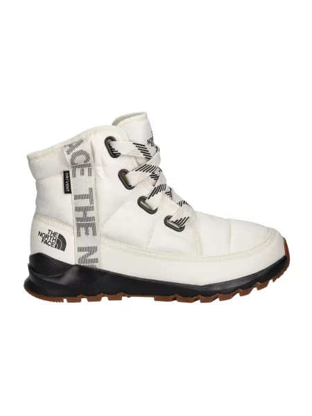 Śniegowce The North Face Thermoball Lace Up Luxe Wp gardenia white/black białe