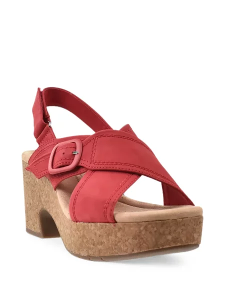 Сандали Clarks Originals с катарама червено