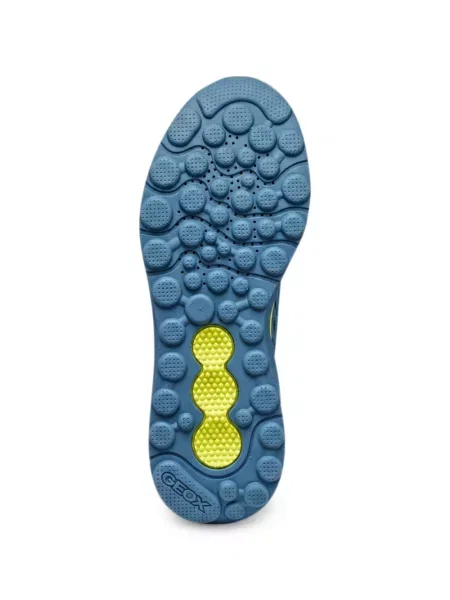 Fűzős csipkés sneaker Geox kék