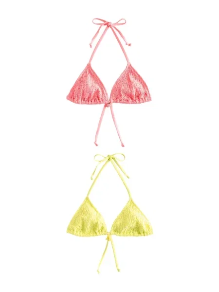 Next Sutien costum de baie citron / roz pitaya galben