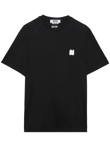 Tricou Msgm cu aplicații negru