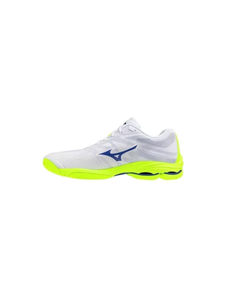 Volejbalové topánky Mizuno Wave Lightning Pro white/lighting yellow/dazzling blue biela
