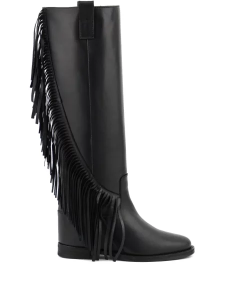 Botine Paul Warmer din piele negru