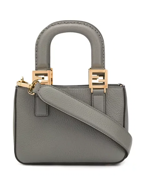 Geantă shopper Fendi gri