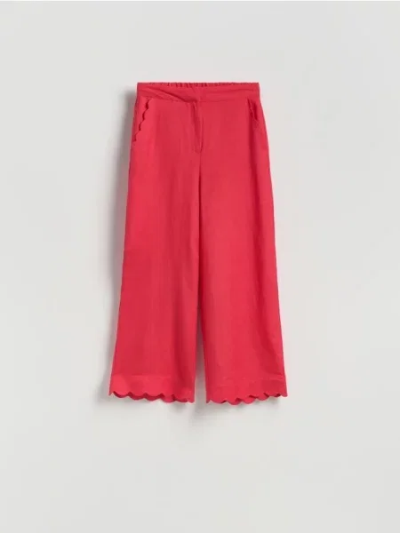 Reserved Pantaloni din majoritar in roșu