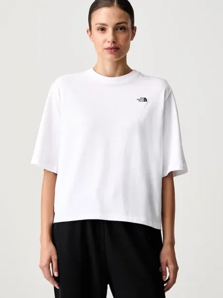 The North Face oversize tričko Essential bílé