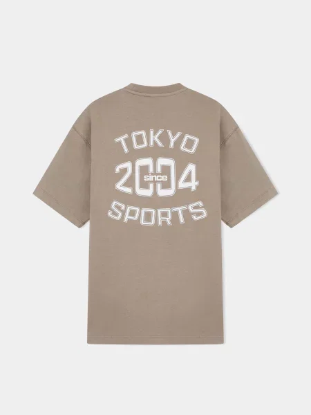 Футболка Ea7 бежевая