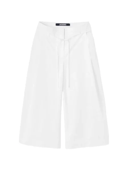 Pantaloni Jacquemus alb