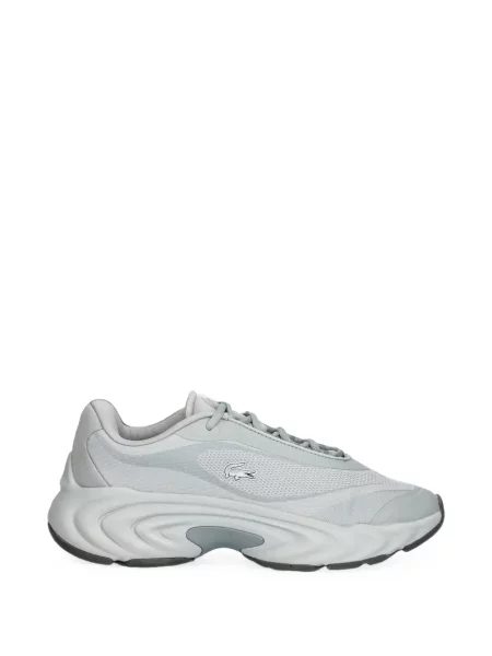 Sneakerși Lacoste plasă chunky gri