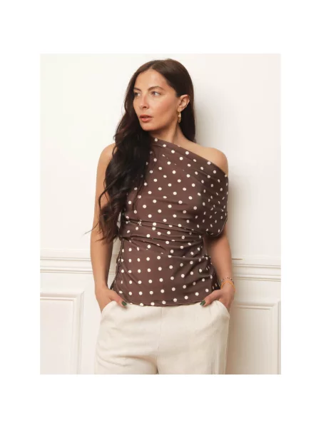 Top La Modeuse smeđa