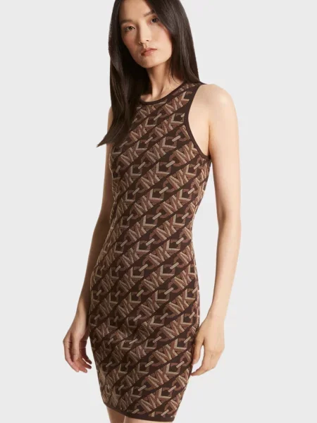 Сукня Michael Kors в горошок коричнева
