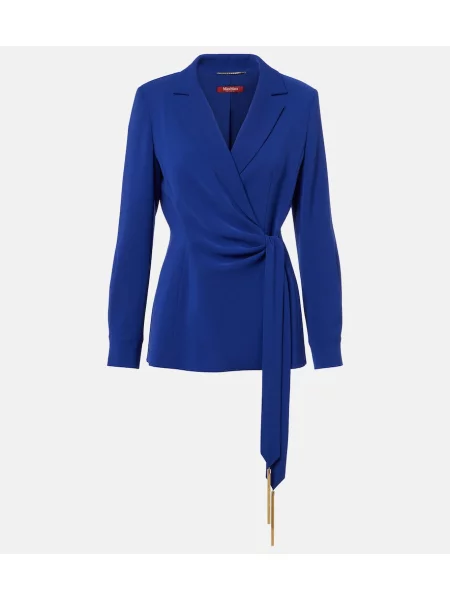 Marynarka Max Mara kopertowa niebieska