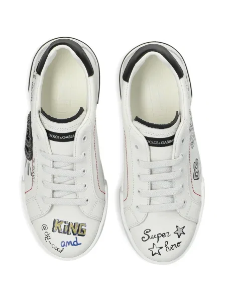 Sneakersy dziecięce Dolce And Gabbana białe