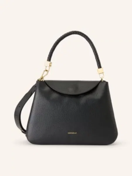Torebka crossbody Coccinelle skórzana czarna