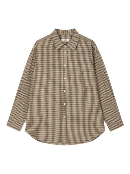 Cămașă Studio Tomboy în carouri maro