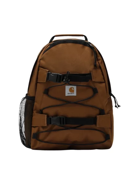 Plecak Carhartt Wip z logo brązowy