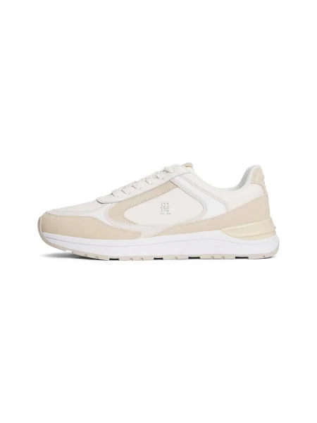 Tommy Hilfiger Teniși din piele casual FASHION RUNNER bej