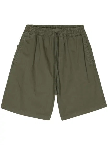 Pantaloni scurți Carhartt Wip cu model herringbone verde