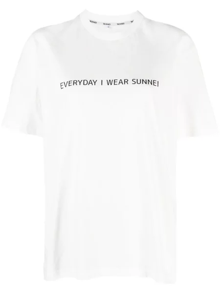 Tricou Sunnei cu imagine alb
