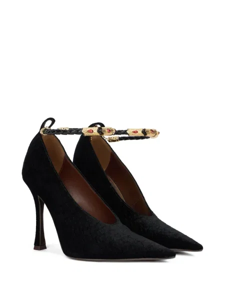 Pantofi cu toc Roberto Cavalli negru