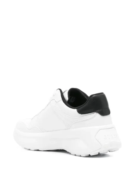 Sneakerși Guess cu imagine alb