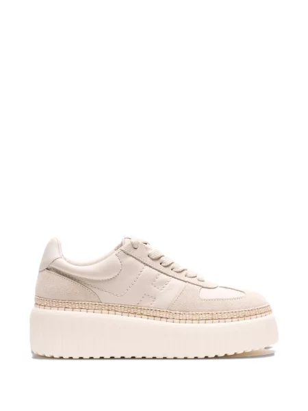 Sneakerși Hogan cu dungi cu platformă