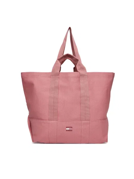 Rankinė Tommy Jeans Tjw Tote Edition Canvas rožinė