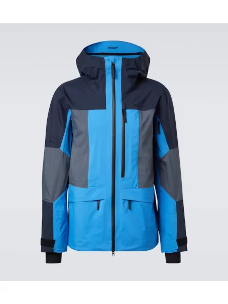 Smučarska jakna Peak Performance s kapuco modra