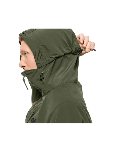Geacă Jack Wolfskin verde