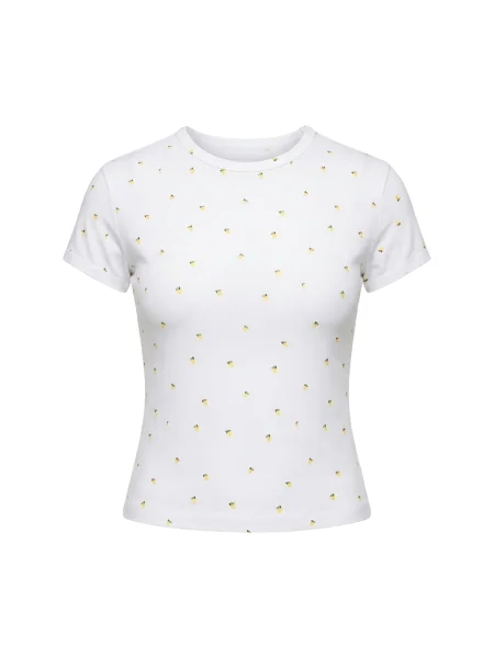 Studioselect Tricou AVENA galben lămâie / oliv alb