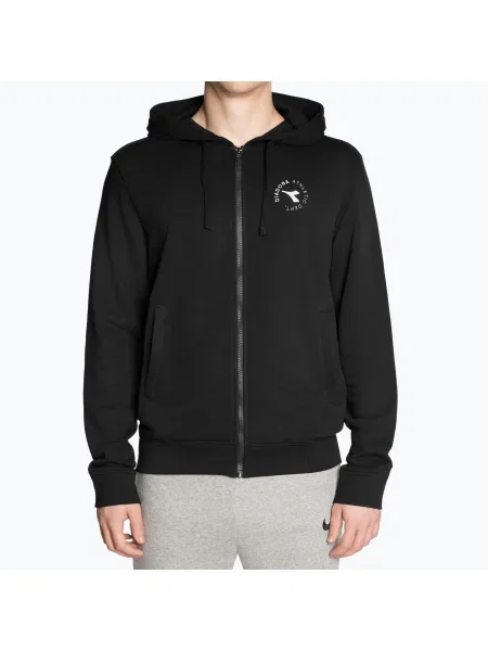 Мъжки Diadora Hoodie FZ Essential Sport суитшърт nero черно