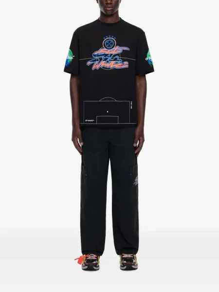 Fotbal tricou Off-white alb