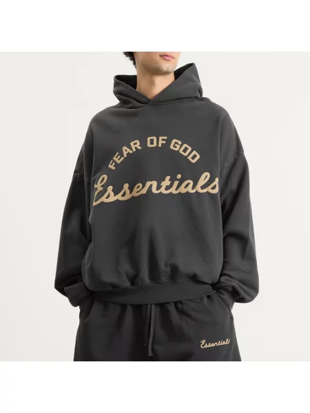 Bluza z kapturem Fear Of God Essentials czarna
