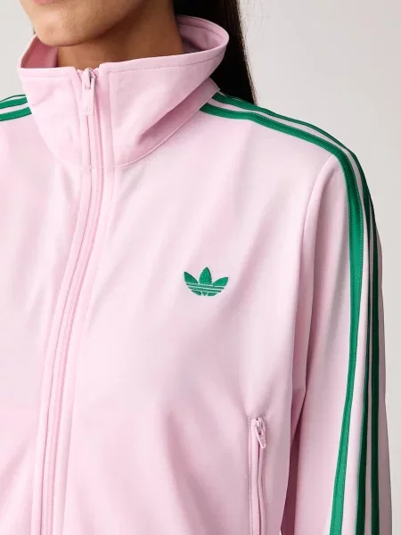 Класически суичър с качулка Adidas Originals с качулка розово