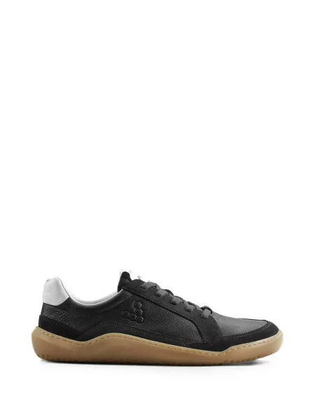 Sneakerși Vivobarefoot cu șireturi din dantelă negru
