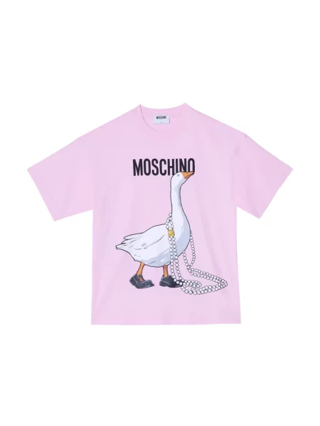 Koszulka Moschino różowa