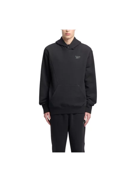 Reebok Classic bluza z kapturem gładka czarny