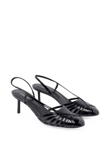 Pantofi cu toc Ferragamo cu bretele negru